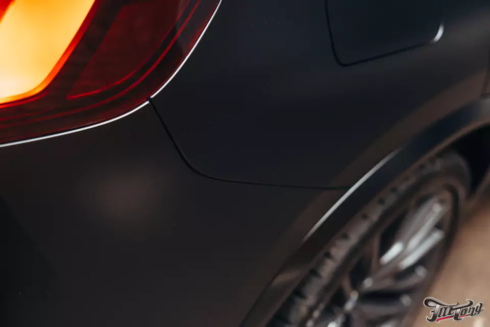 Забронировали матовый BMW X5 прозрачным сатиновым полиуретаном!